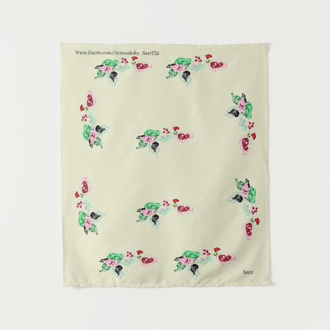 Tapestry : Vine with Roses (Front)