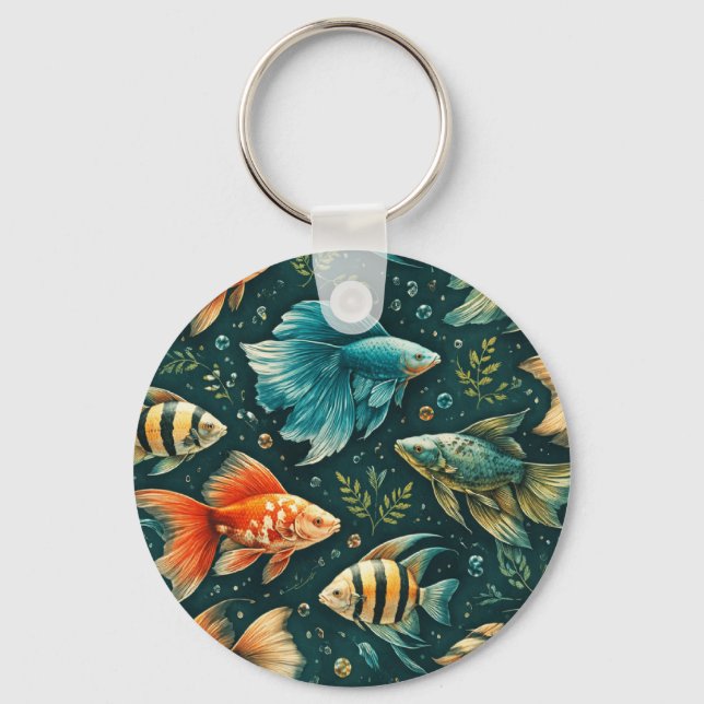 Tapestry Wall Hanging - Inspired Home Decor Keychain (Front)