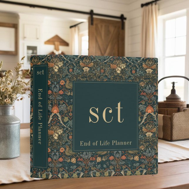 Tapestry William Morris End of Life Planner 3 Ring Binder (Tapestry William Morris End of Life Planner 3 Ring Binder)