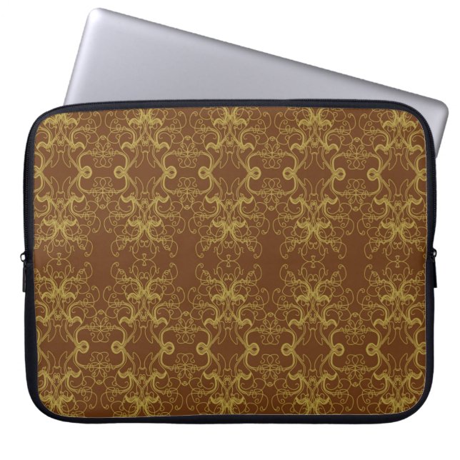 Tapete - Vintage baroque style illustration Laptop Sleeve (Front)