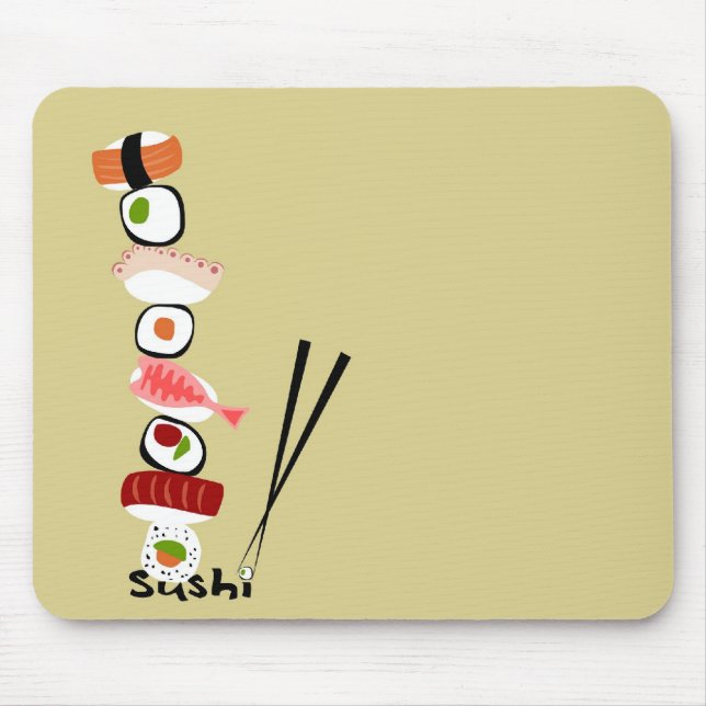 tapetesushiamontonado mouse pad (Front)