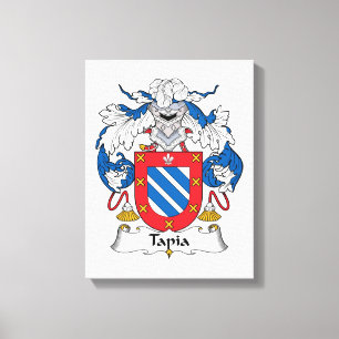 Tapia Family Crest Canvas Print