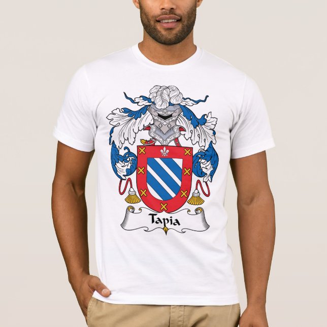 Tapia Family Crest T-Shirt (Front)