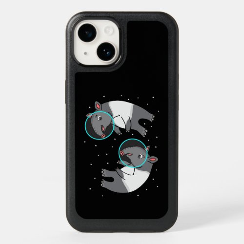 Tapir Astronaut Gift Kids Space Lover Moon Tapir OtterBox iPhone 14 Case