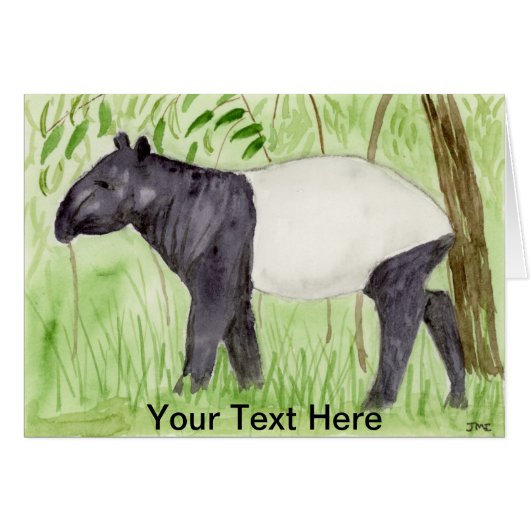 Tapir Cards (Front Horizontal)