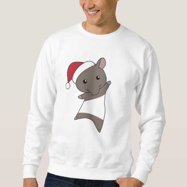 Tapir Christmas Tapire Winter Animals Sweatshirt (Front)
