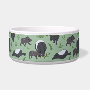 Tapir Family Dinner in Green Bowl