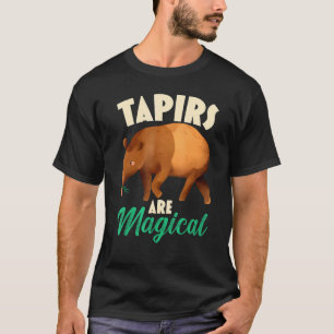 Tapirs Are Magical Wildlife Animal Zookeeper T-Shirt