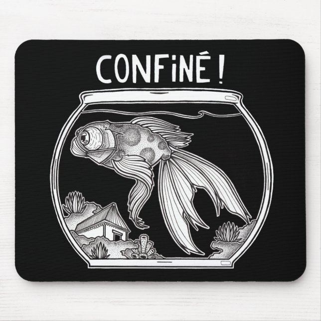 Tapis de souris Confiné Mouse Pad (Front)