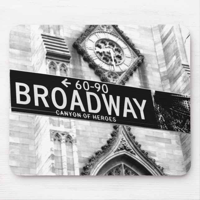 tapis de souris New York broadway Mouse Pad (Front)