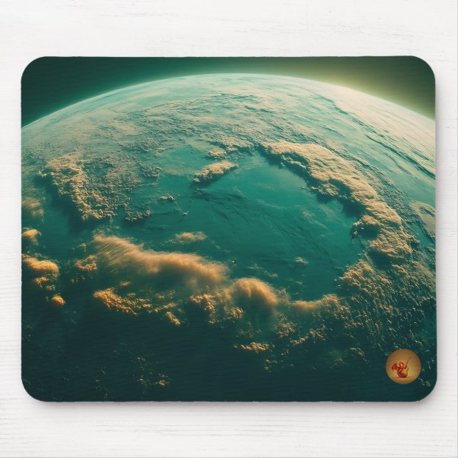 Tapis de Souris Planète Verte Mouse Pad (Front)