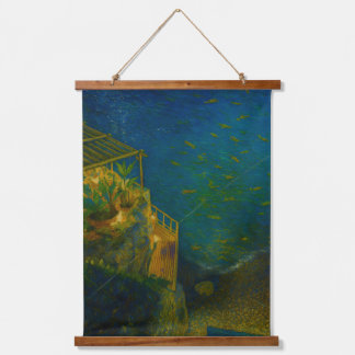 Tapisserie murale cadre en bois hanging tapestry