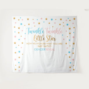 Tapiz Twinkle Twinkle Little Star Gender Reveal ba Tapestry