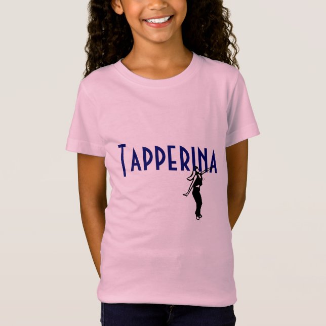 Tapperina Embroidered T-Shirt (Blue) (Front)