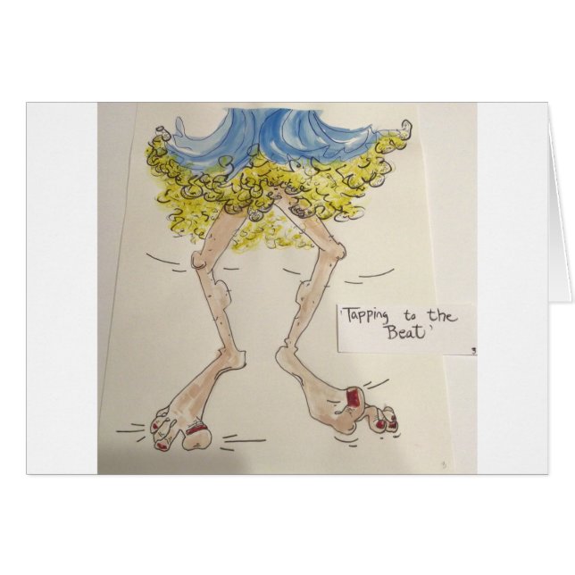 Tapping to the Beat. Cards (Front Horizontal)