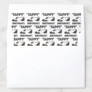 Tappy Birthday Oxford Tap Dance Teacher Shoe Envelope Liner
