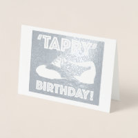 Tappy Happy Birthday Dance Teacher Tap Shoe Dancer