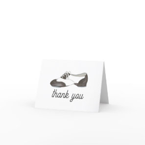 Tappy Happy Birthday Tap Dance Tapdance Shoe Thank You Card