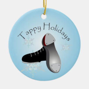 Tappy Holidays Ceramic Ornament