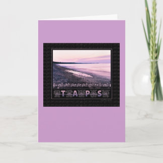 Taps Memorial Card