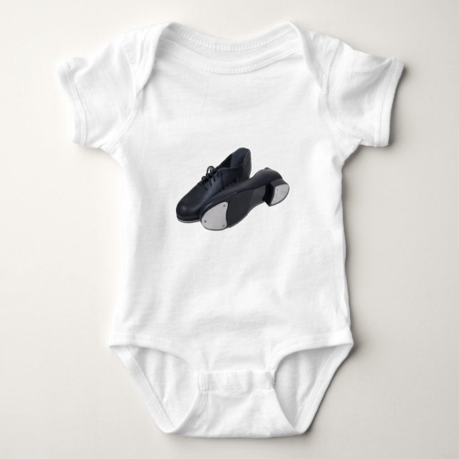 TapShoes012511 Baby Bodysuit (Front)