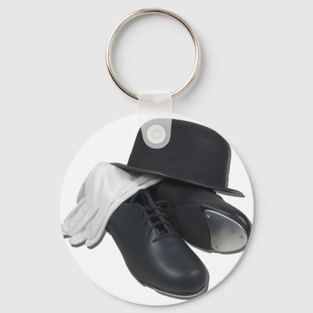TapShoesBowlerGloves012511 Keychain (Front)