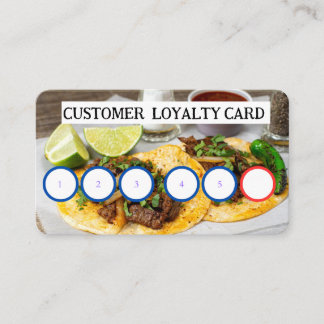 TAQUERIA - CUSTOMER LOYALTY CARD