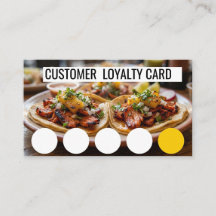 TAQUERIA - CUSTOMER LOYALTY CARD