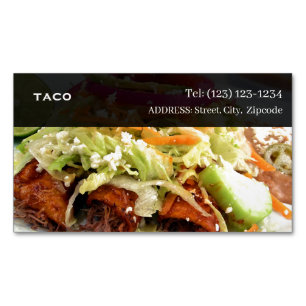 taqueria  services editable   business card