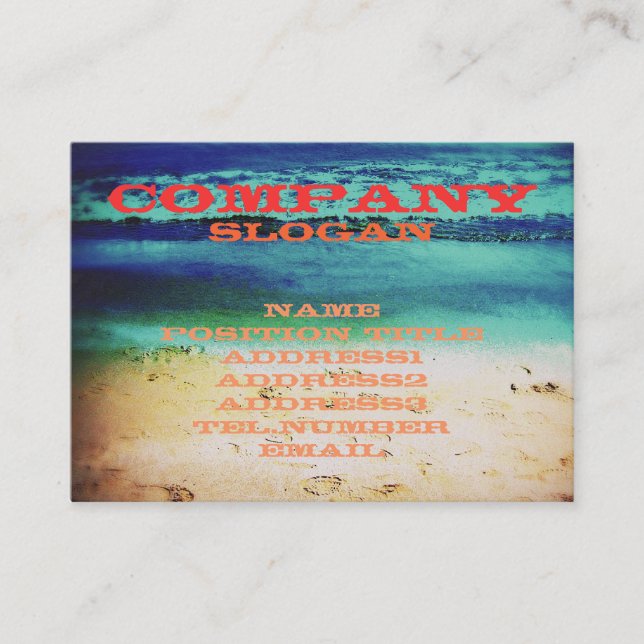 Taquila Sunrise Business Card (Front)