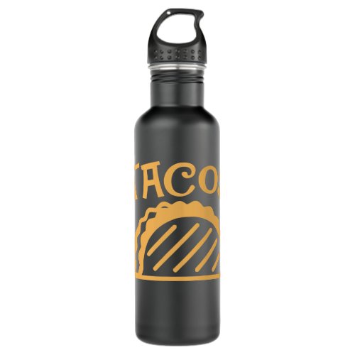 Taquito Burrito Taco Dad Mom Baby Funny Family Stainless Steel Water Bottle