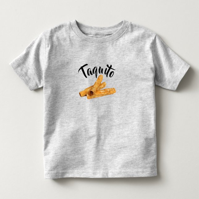 Taquito little taco Kids Texmex Funny Family Toddler T-shirt (Front)