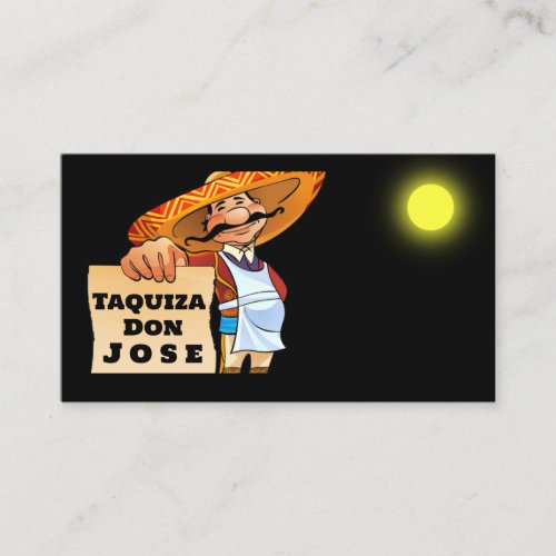 Taquiza don jose business card