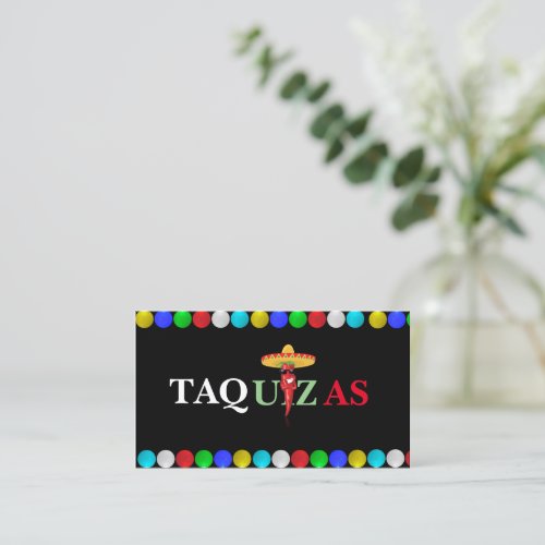 Taquizas Business Card