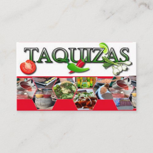 Taquizas Calling Card