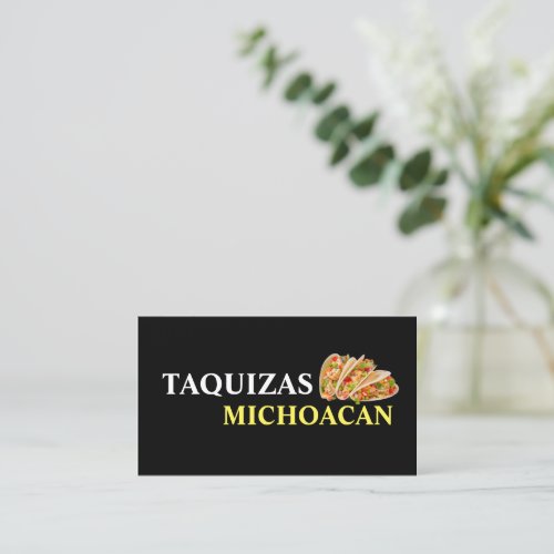 Taquizas Michoacan Business Card