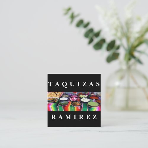 taquizas Ramirez Square Business Card