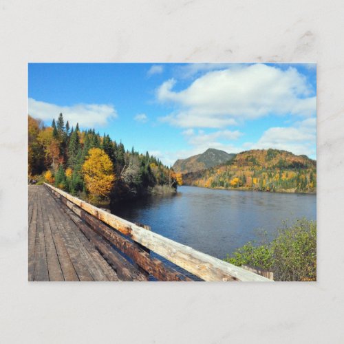 Tar Bridge Jacques Cartier Park Quebec Postcard