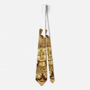 Tara Buddha Buddhist Goddess Yoga Tibet Art Peace Tie