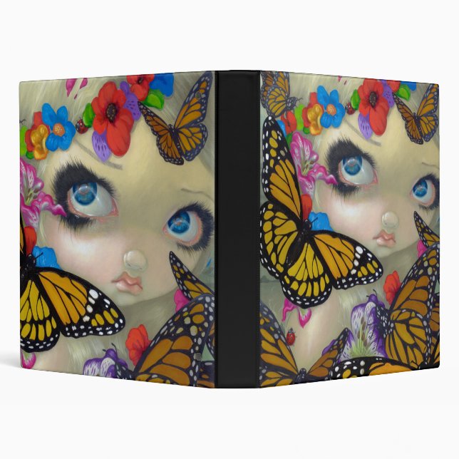 Tara butterfly fairy BINDER big eye fantasy art (Background)
