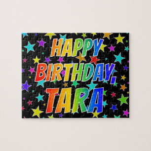 "TARA" First Name, Fun "HAPPY BIRTHDAY" Jigsaw Puzzle