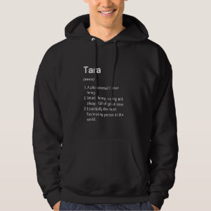 Tara Name Definition Funny Dictionary Hoodie