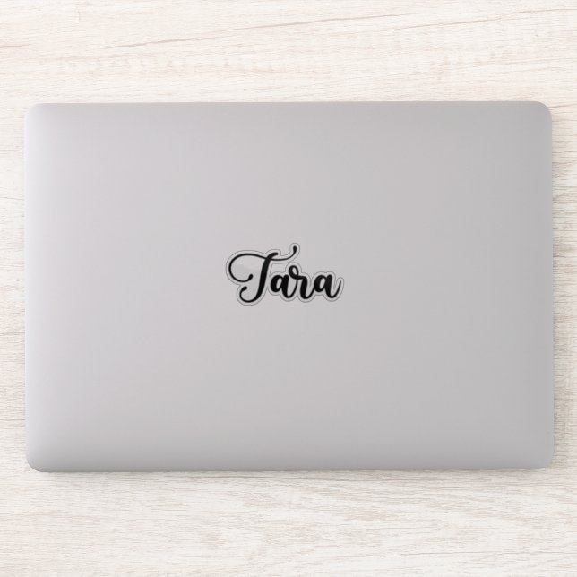 Tara Name - Handwritten Calligraphy Sticker | Zazzle
