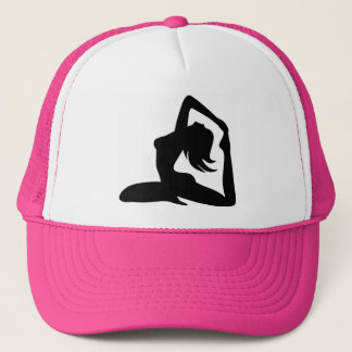 tara stiles yoga girl trucker hat