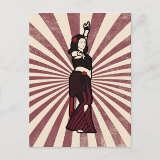 Tara Tribal Belly Dancer Postcard