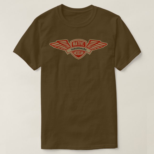 Tarahumara Tribe Native Mexican Indian Proud Retro T-Shirt (Design Front)