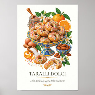 Taralli Dolci – Vintage Italian Dessert Poster
