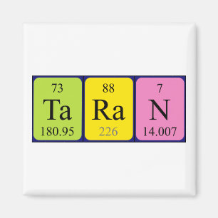 Taran periodic table name magnet
