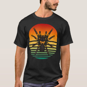 Tarantula 80s Retro Men's Women's Spider Sunset L T-Shirt