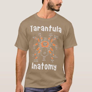 Tarantula Anatomy Funny Spider  T-Shirt